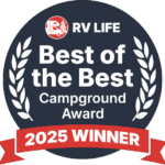 RV Life Best of the Best Campground award 2025 winner